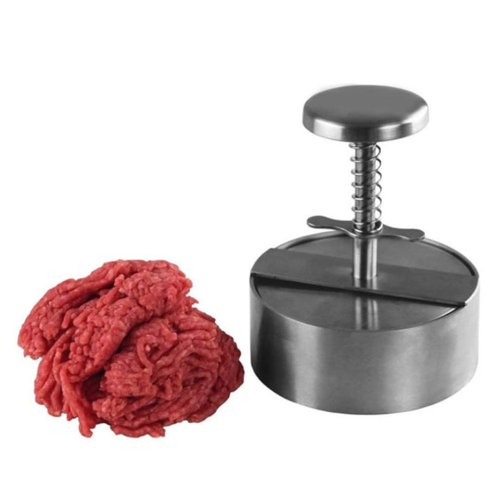 Stainless Steel Patties Mould Burger Meat Press Gadget