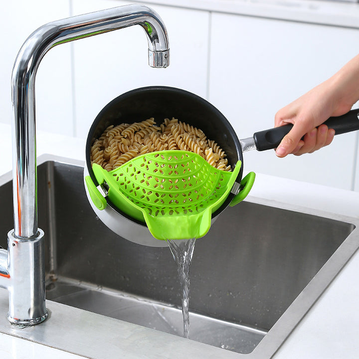 Kitchen Silicone Pot Side Drain Stopper