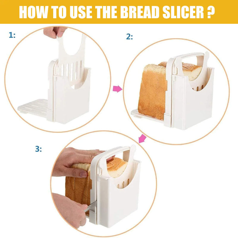 Foldable Toast Bread Cutting Slicer