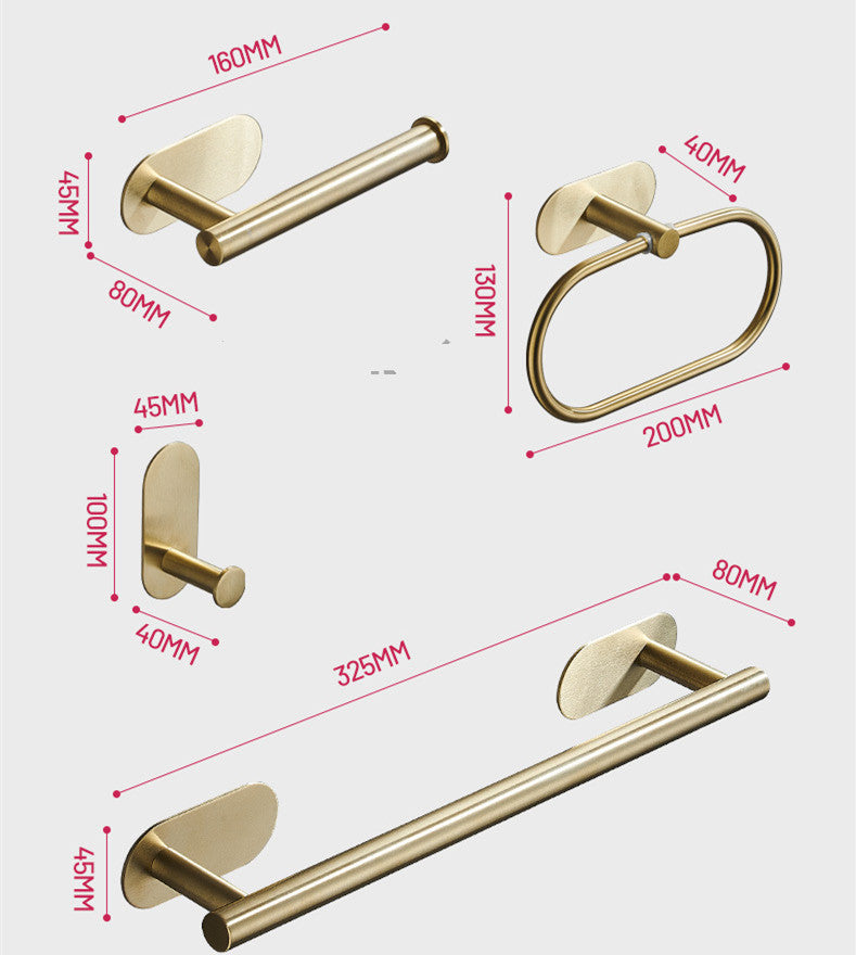 GoldSet™  Elegant Golden Bathroom Hangers [SET]