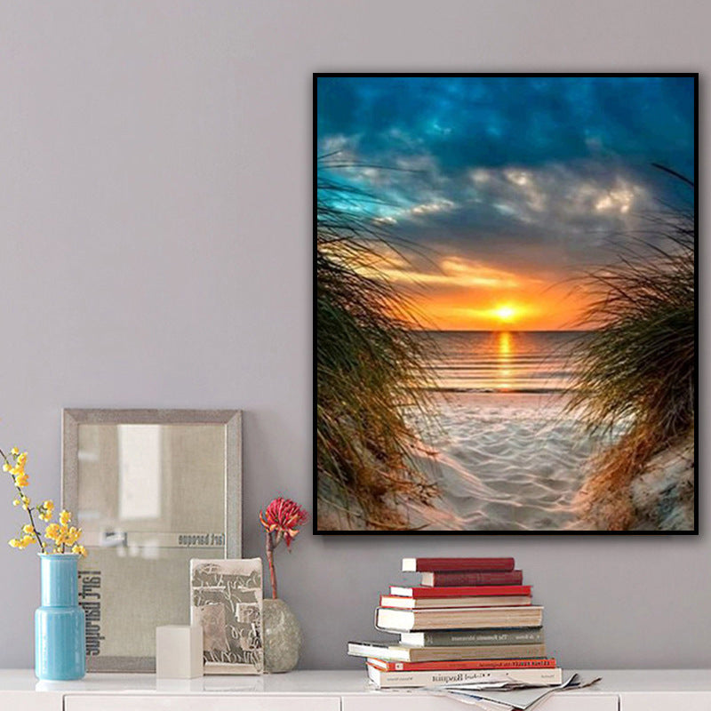 Living Room Sunset Decorative Painting