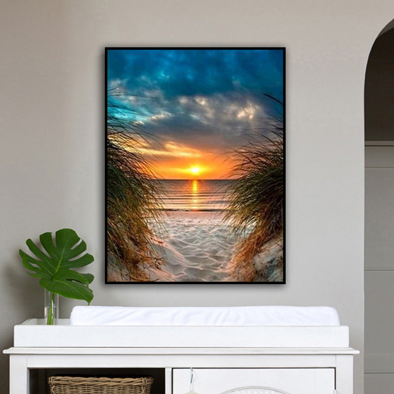 Living Room Sunset Decorative Painting