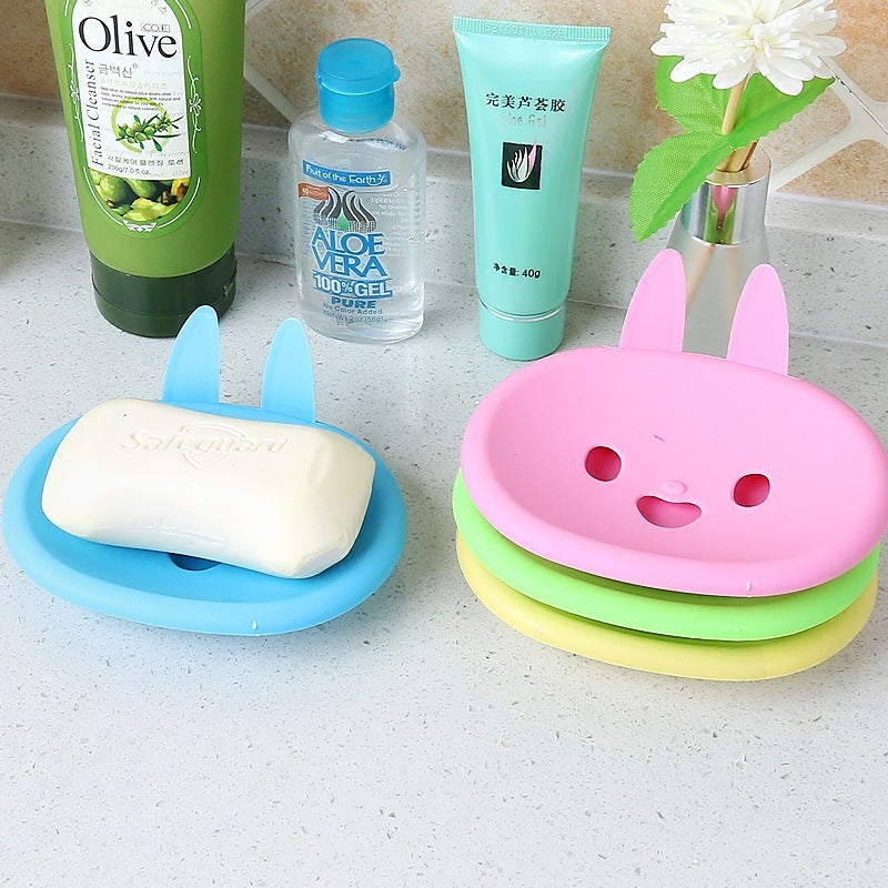 Bathroom Double-Layer Cartoon Soap Box