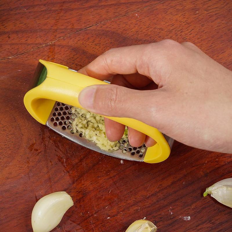 Stainless Steel Garlic Press Masher