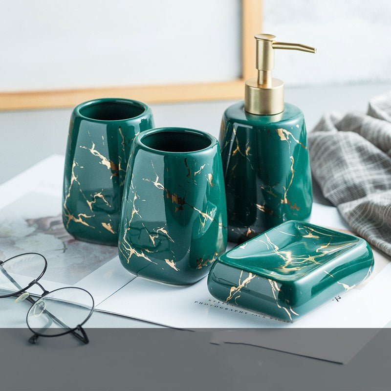 BathLux™  Luxury Wash SET With Marble Design