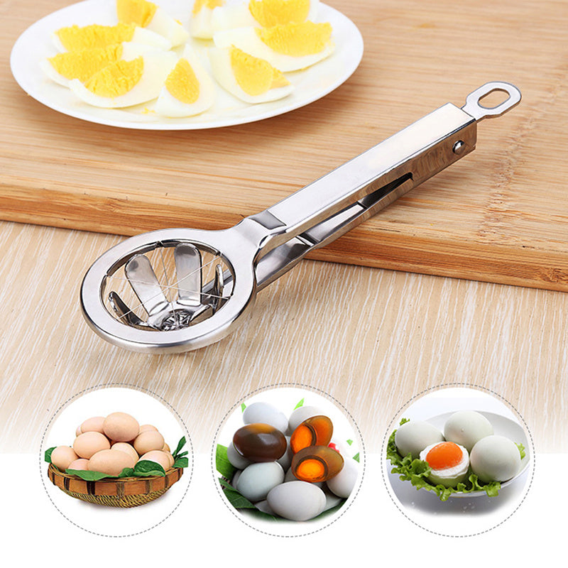 Stainless Steel Egg Cutter Cutting Cooked S Tool