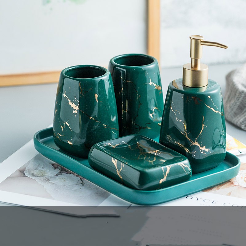 BathLux™  Luxury Wash SET With Marble Design