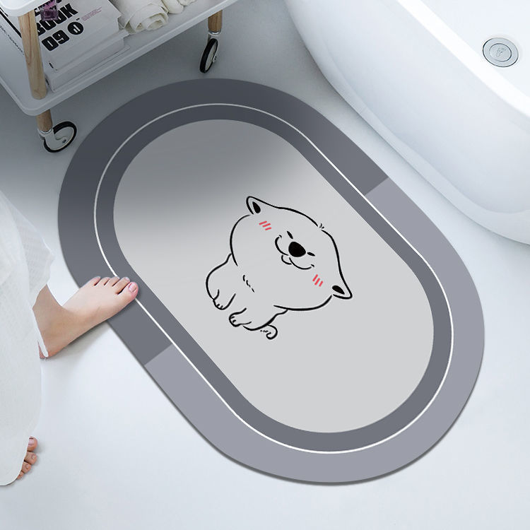 Bathroom Sliding  Door Foot Mat