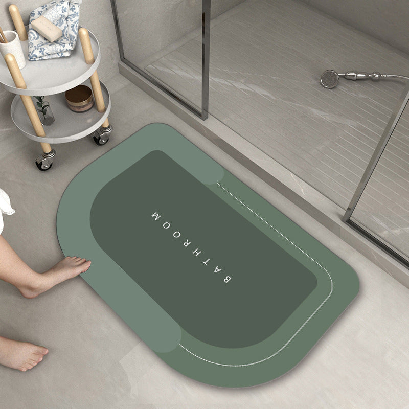 Bathroom Sliding  Door Foot Mat