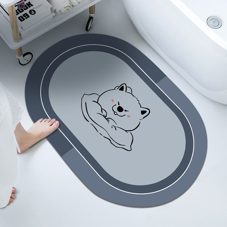 Bathroom Sliding  Door Foot Mat