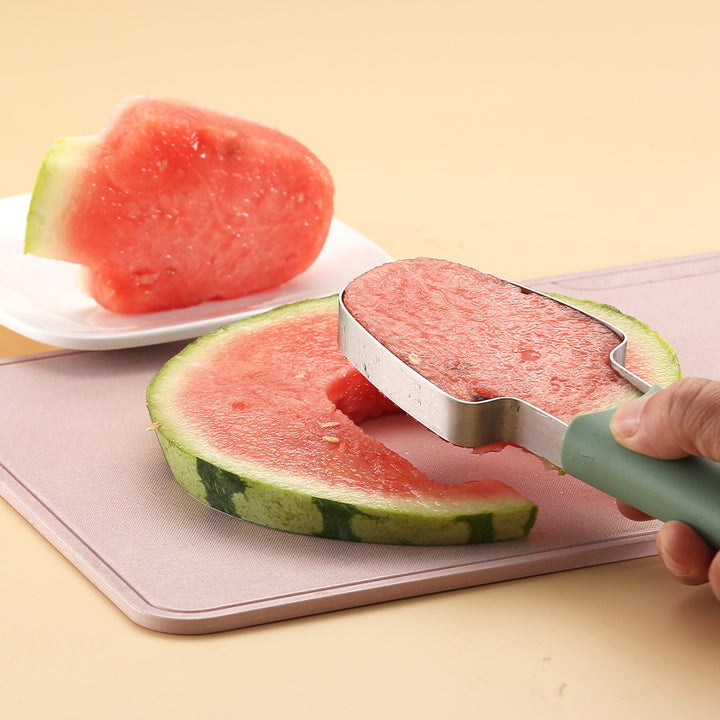 Three-in-one Stainless Steel Fruit Cutting Gadget