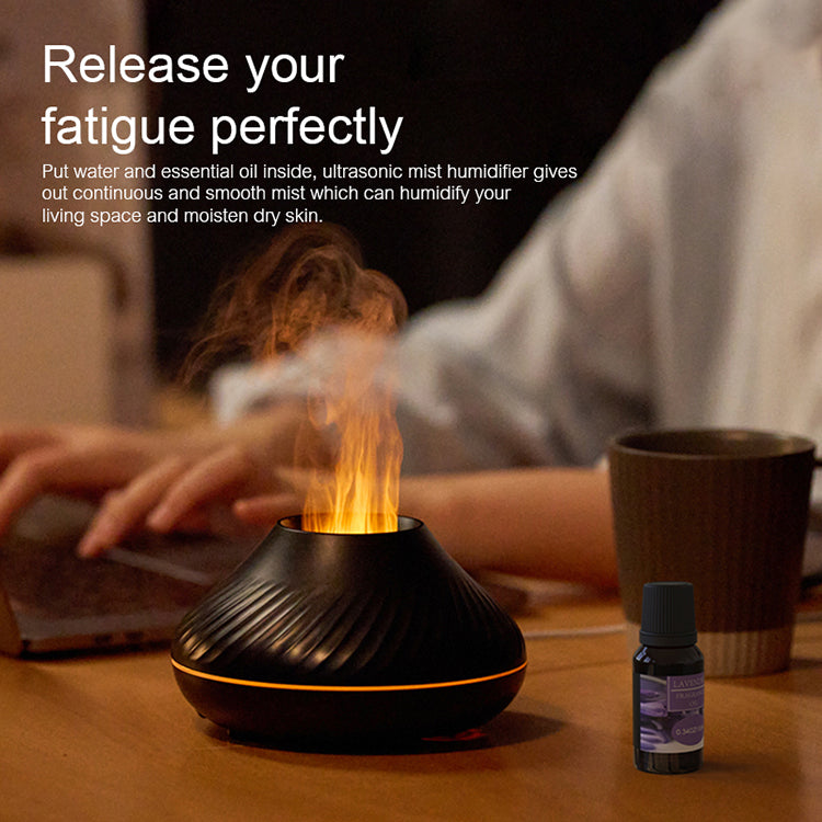 AromaAir RGB Flame Aroma Diffuser