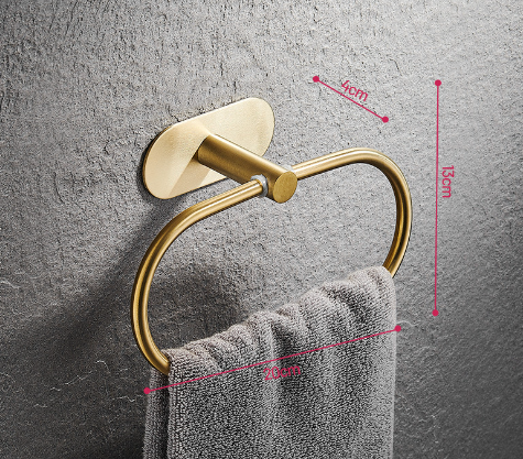 GoldSet™  Elegant Golden Bathroom Hangers [SET]
